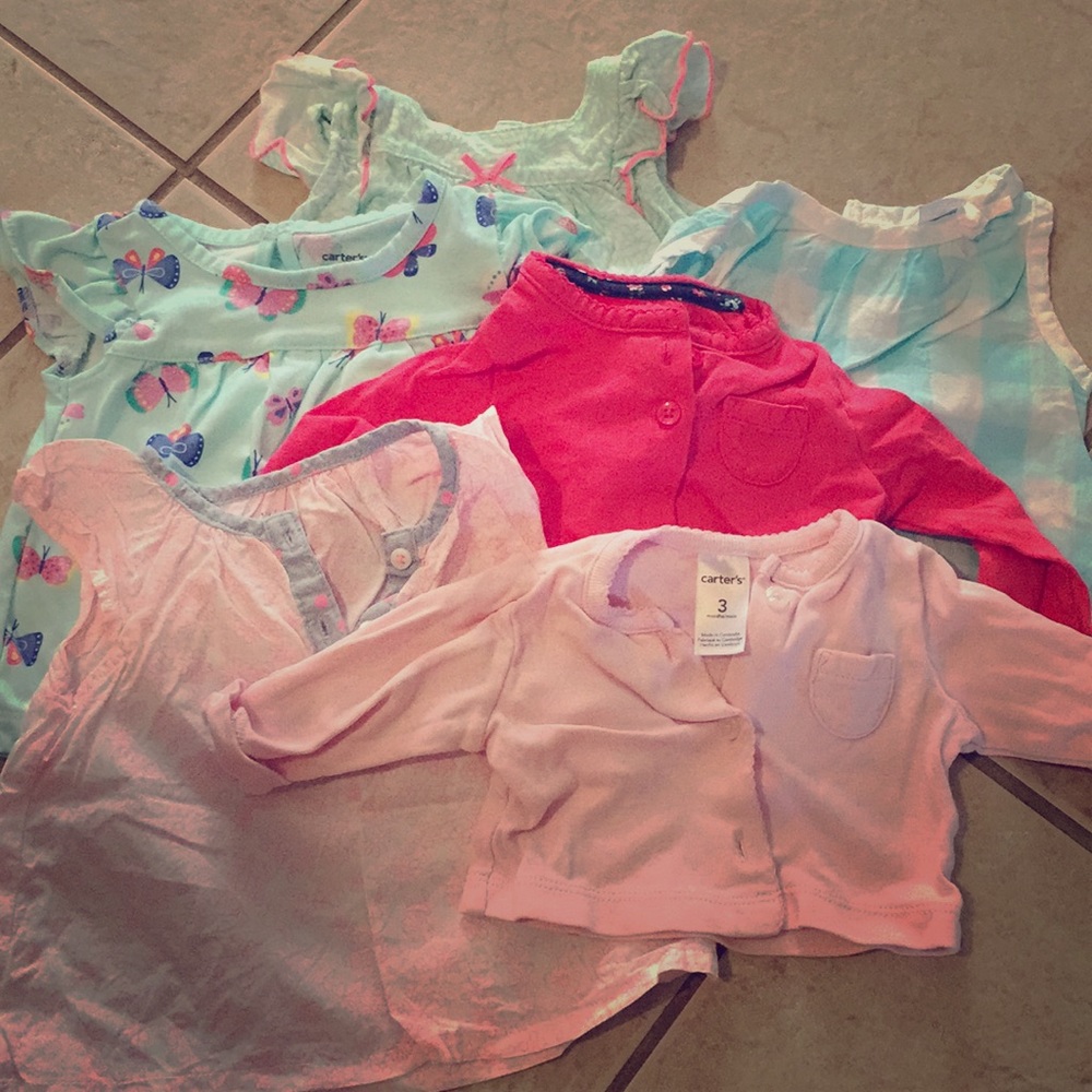 Lot of 6 Carter's 3M shirts